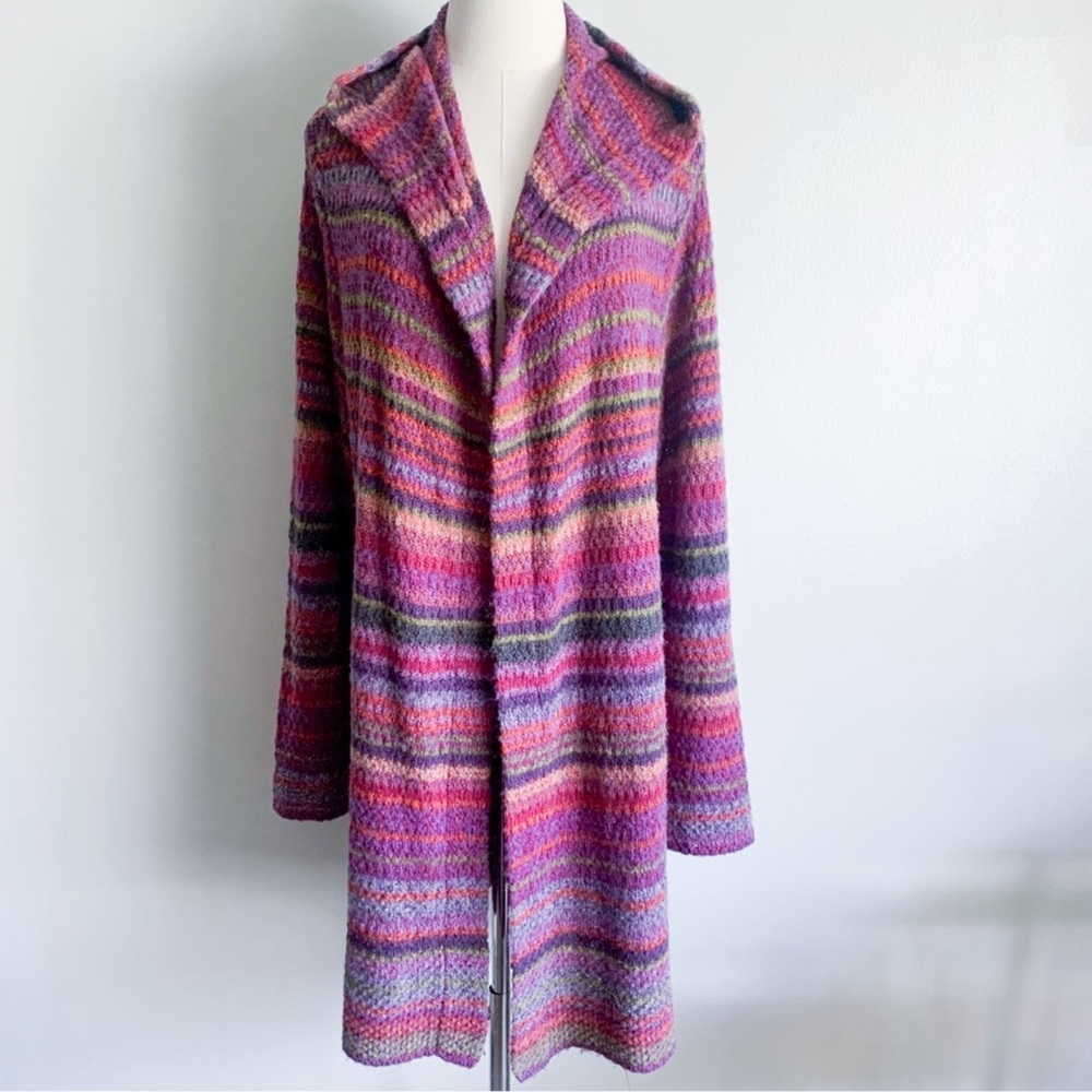 Ruff Hewn Multicolor Striped Cardigan Excellent Condition!